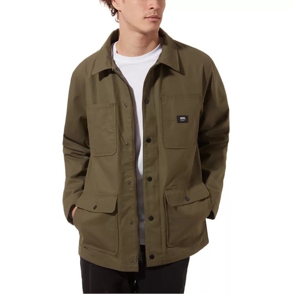 Vans Other - Vans MN DRILL CHORE COAT LINED With Invisible Hood